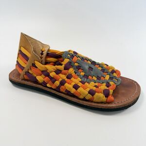 BED STU Madrina Womens Colorful Flat Woven Sandals Size 9